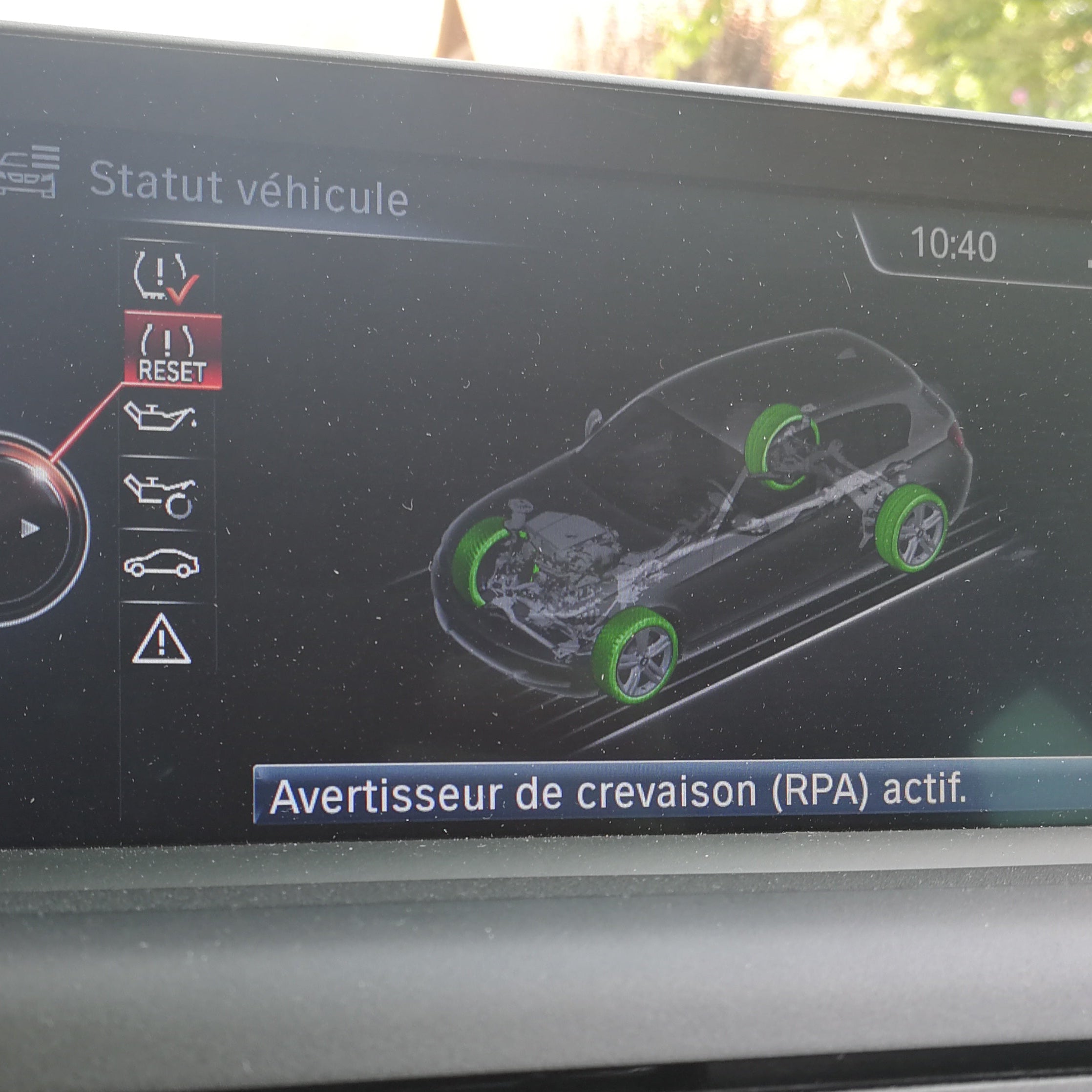 Désactivation Système TPMS (Activation RPA)